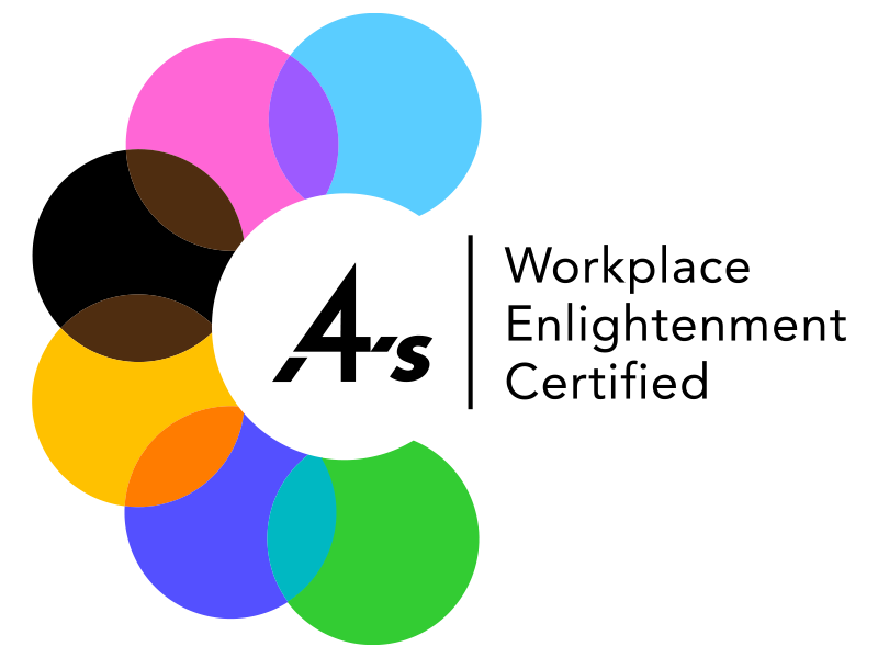 4 A's Workplace Enlightenment Certified badge