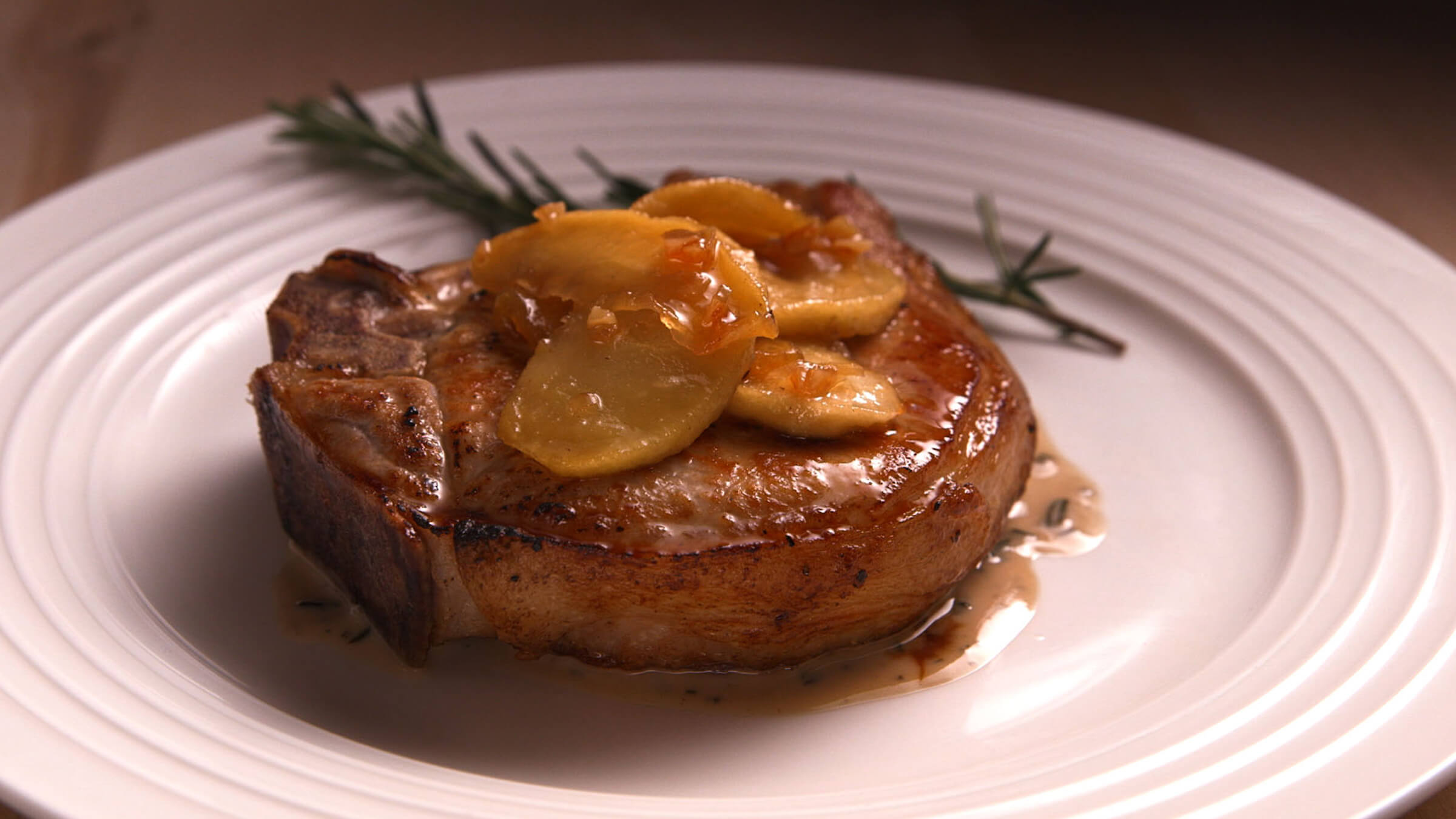 Minnesota Pork Board campaign recipe image of rosemary pork chop