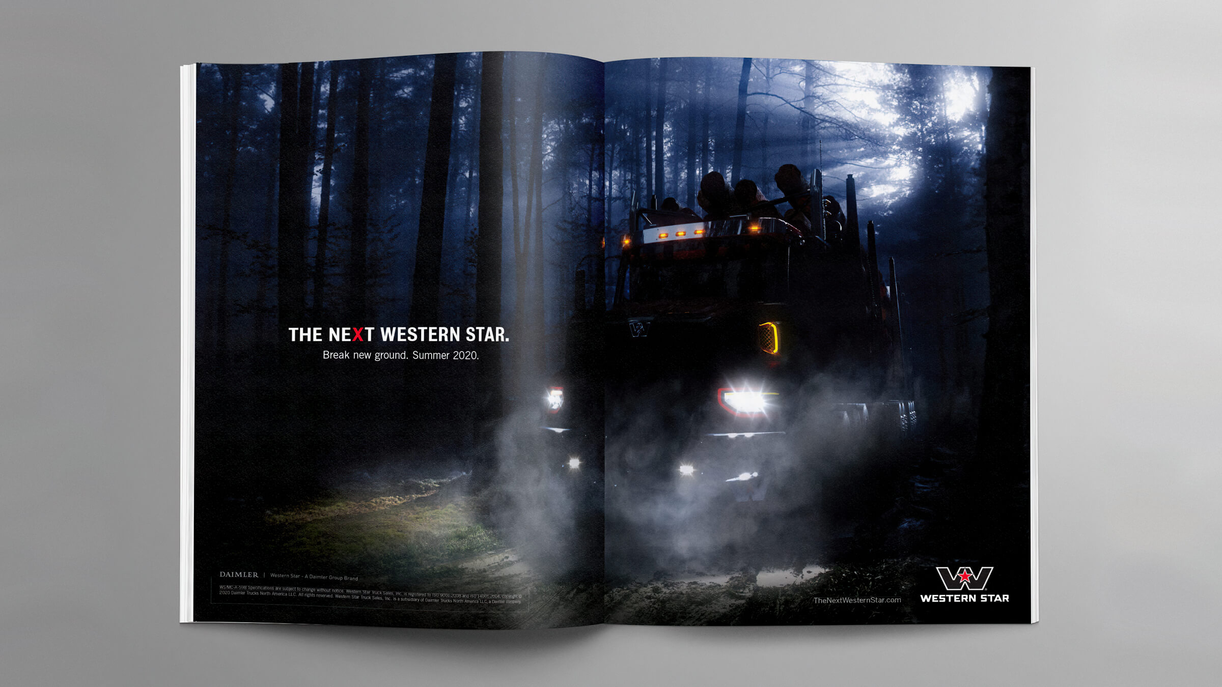 Western Star Trucks 49x launch magazine spread