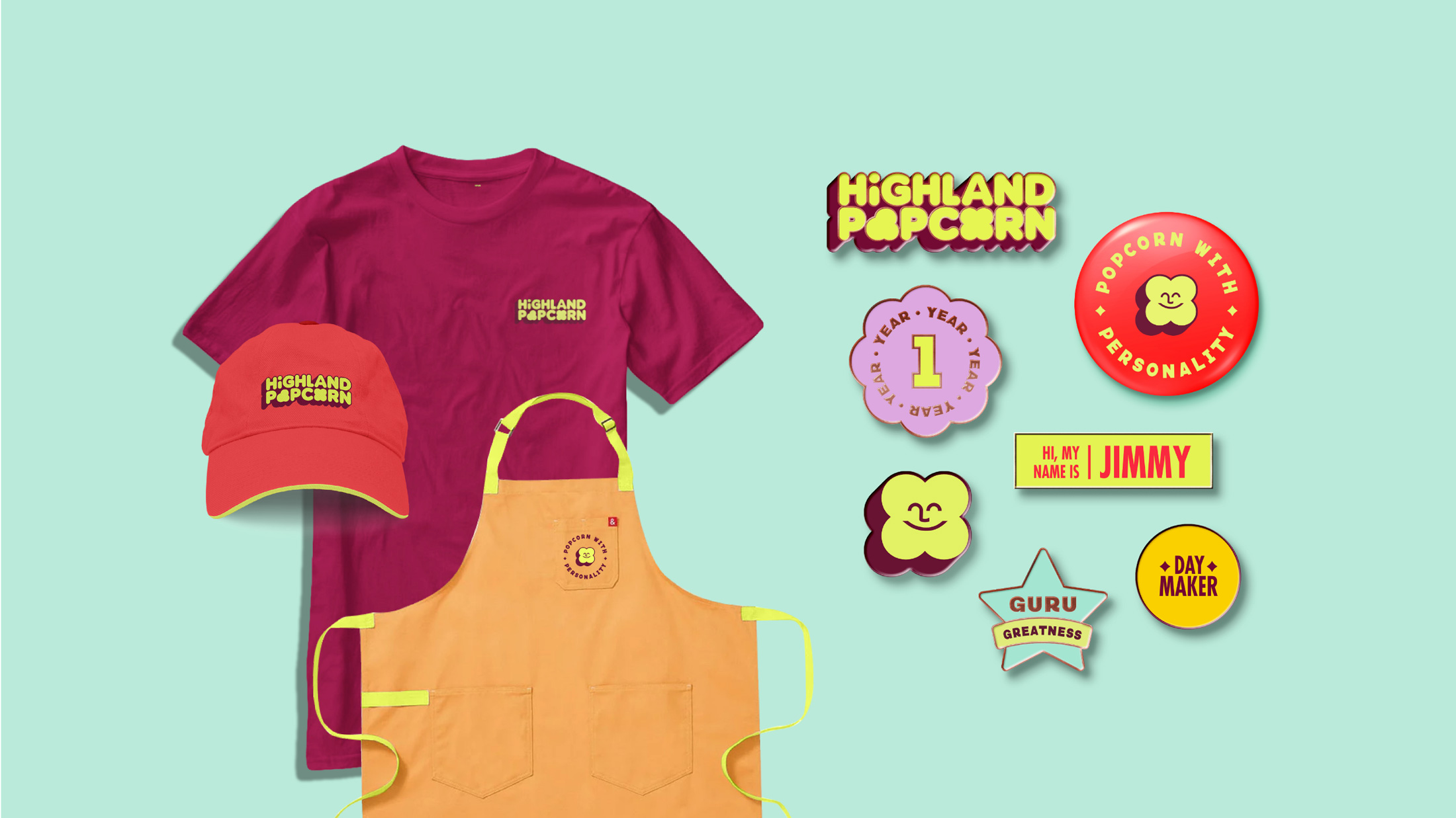 Highland Popcorn merchandise