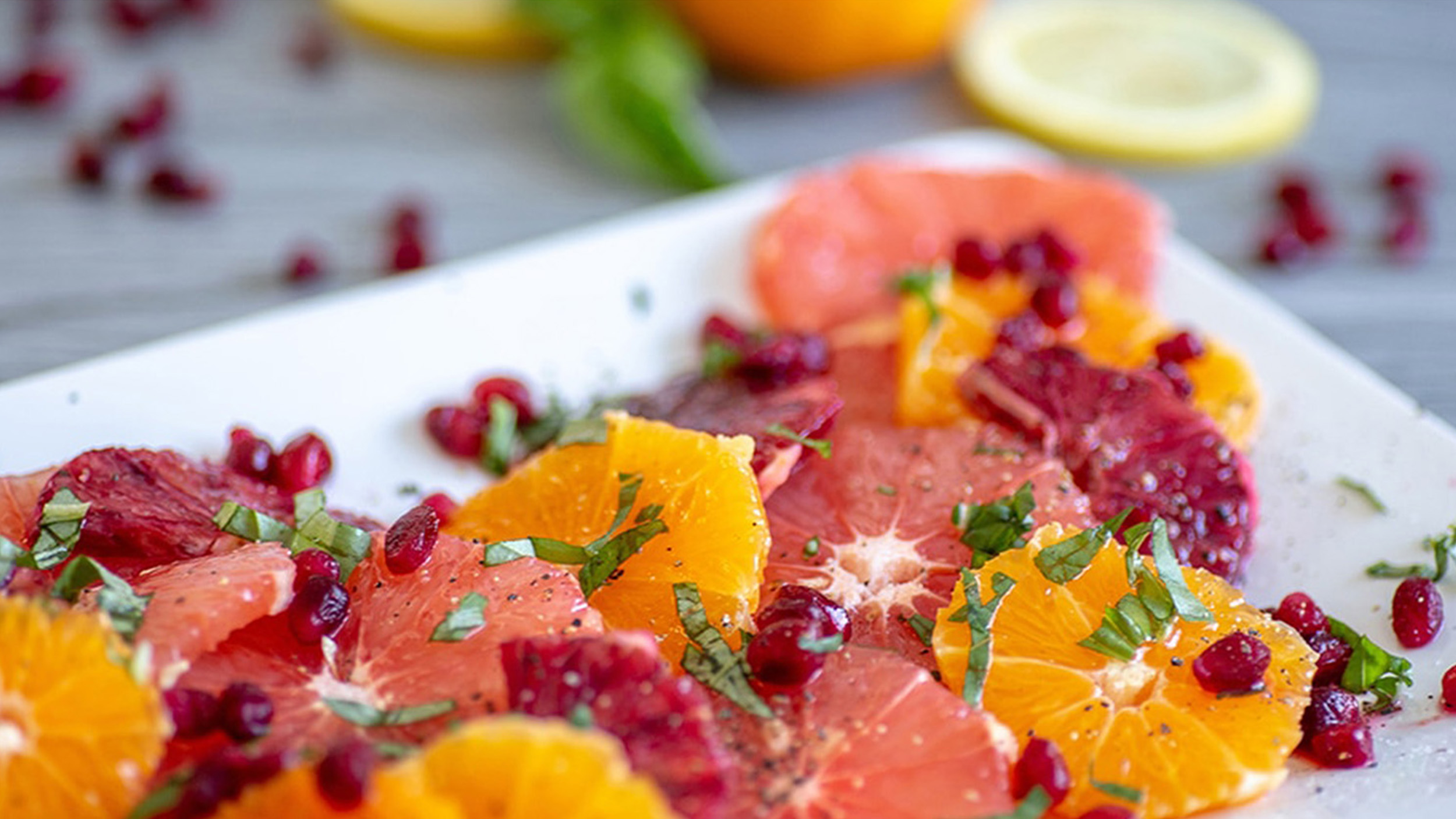 Sliced orange segments