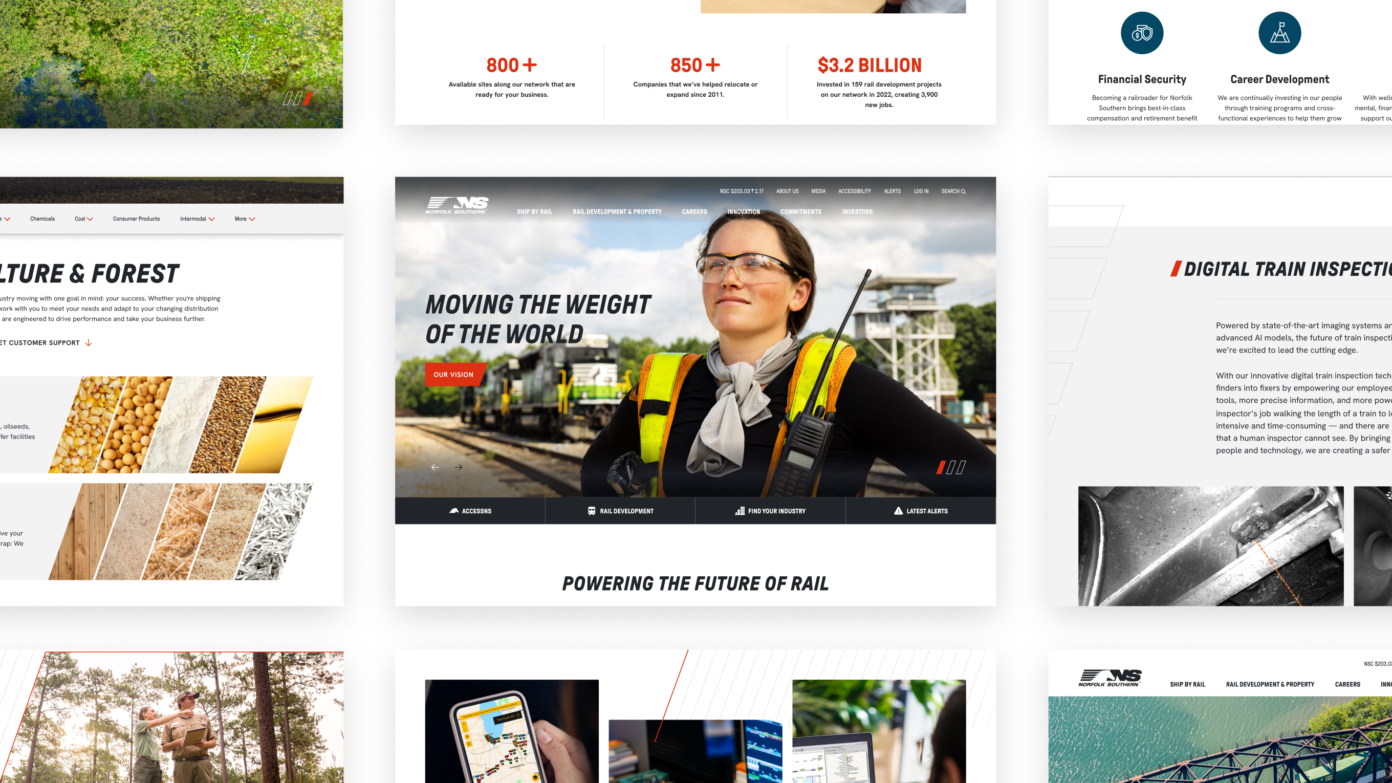 Norfolk Southern web design